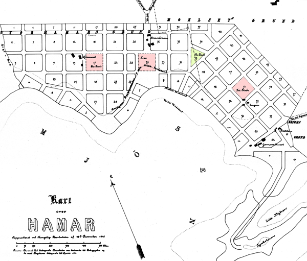 Hamar Byplan 1848